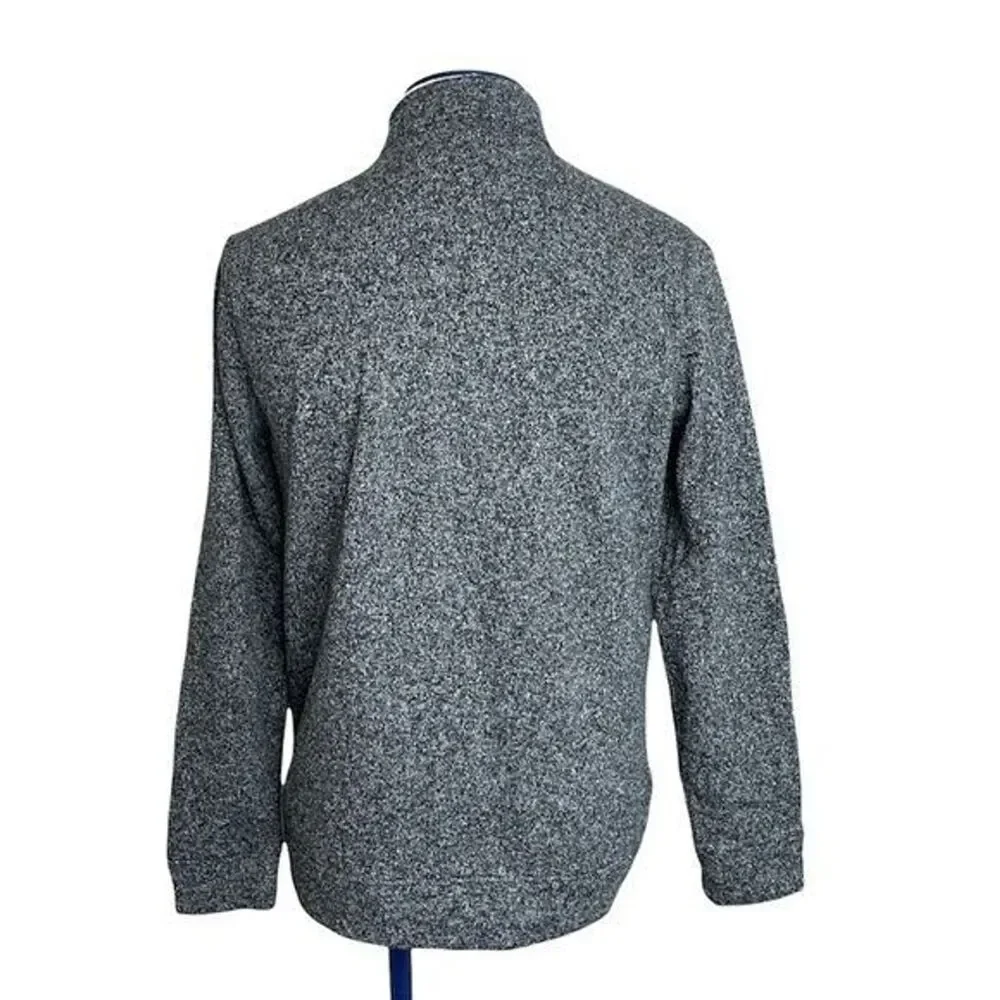 Old Navy Men’s Knit Sweater Jacket Size L Full Zip Long Sleeves Gray - Picture 5 of 13
